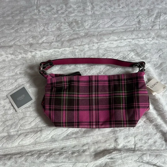 Coach Purse - Plaid Pink NWT - Picture 8 of 11